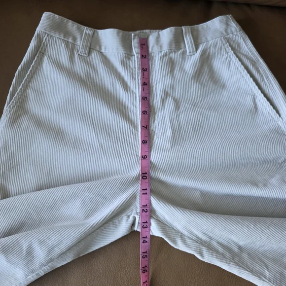 Uniqlo Corduroy Wide Leg Trousers, Medium, Off-White, Uniqlo Wide Leg Pants - Picture 10 of 11